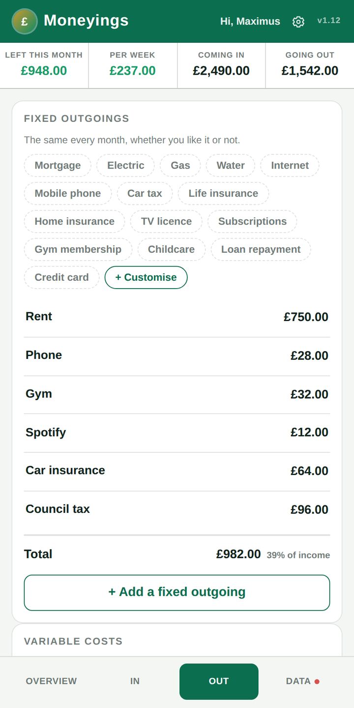 Moneyings screenshot 3