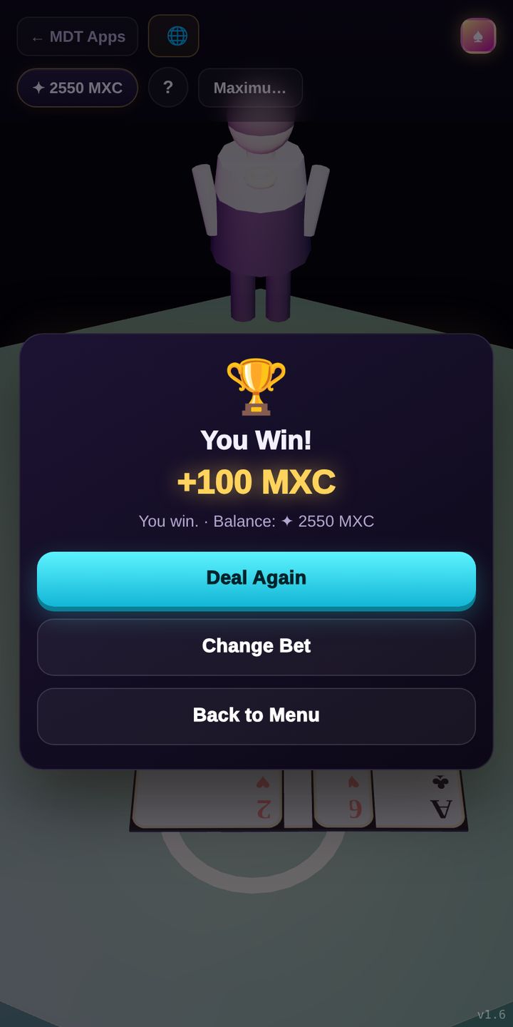 MXC Casino screenshot 2