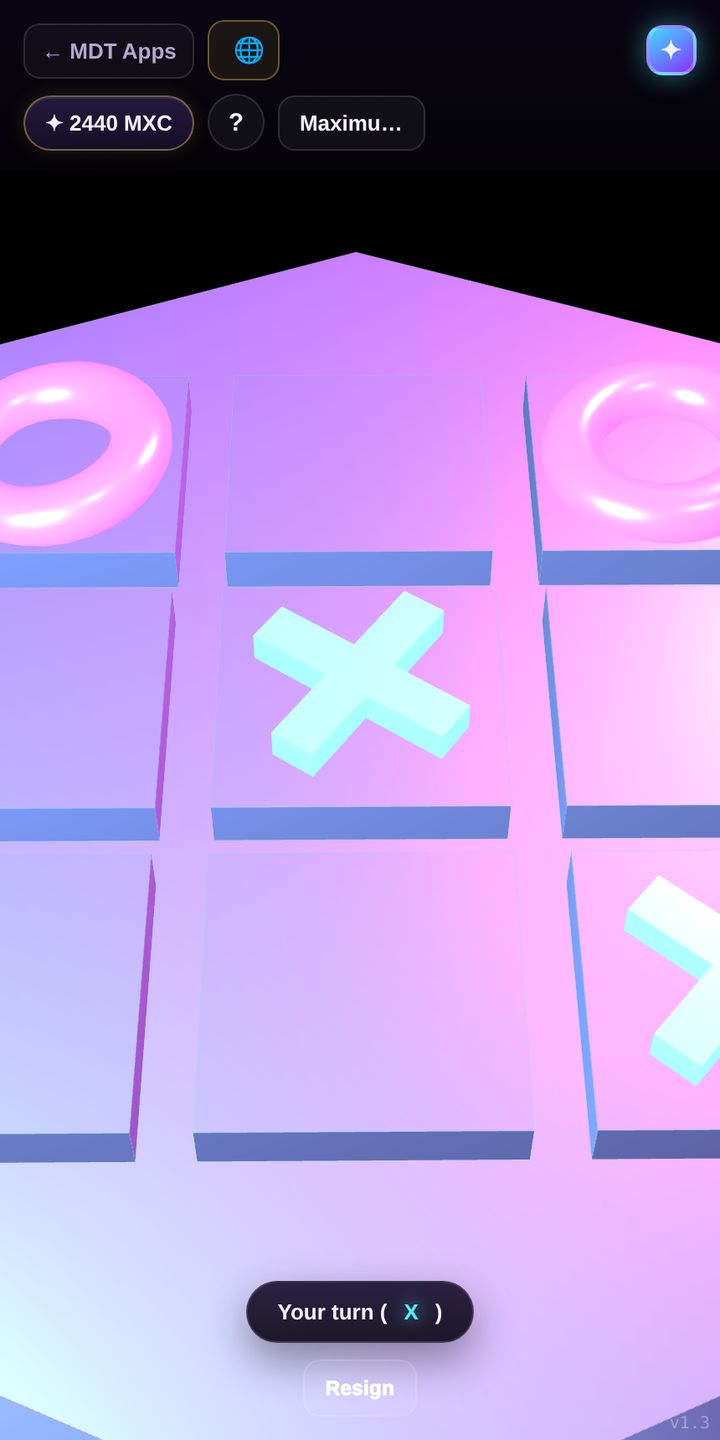 MXC Naughts and Crosses screenshot 1