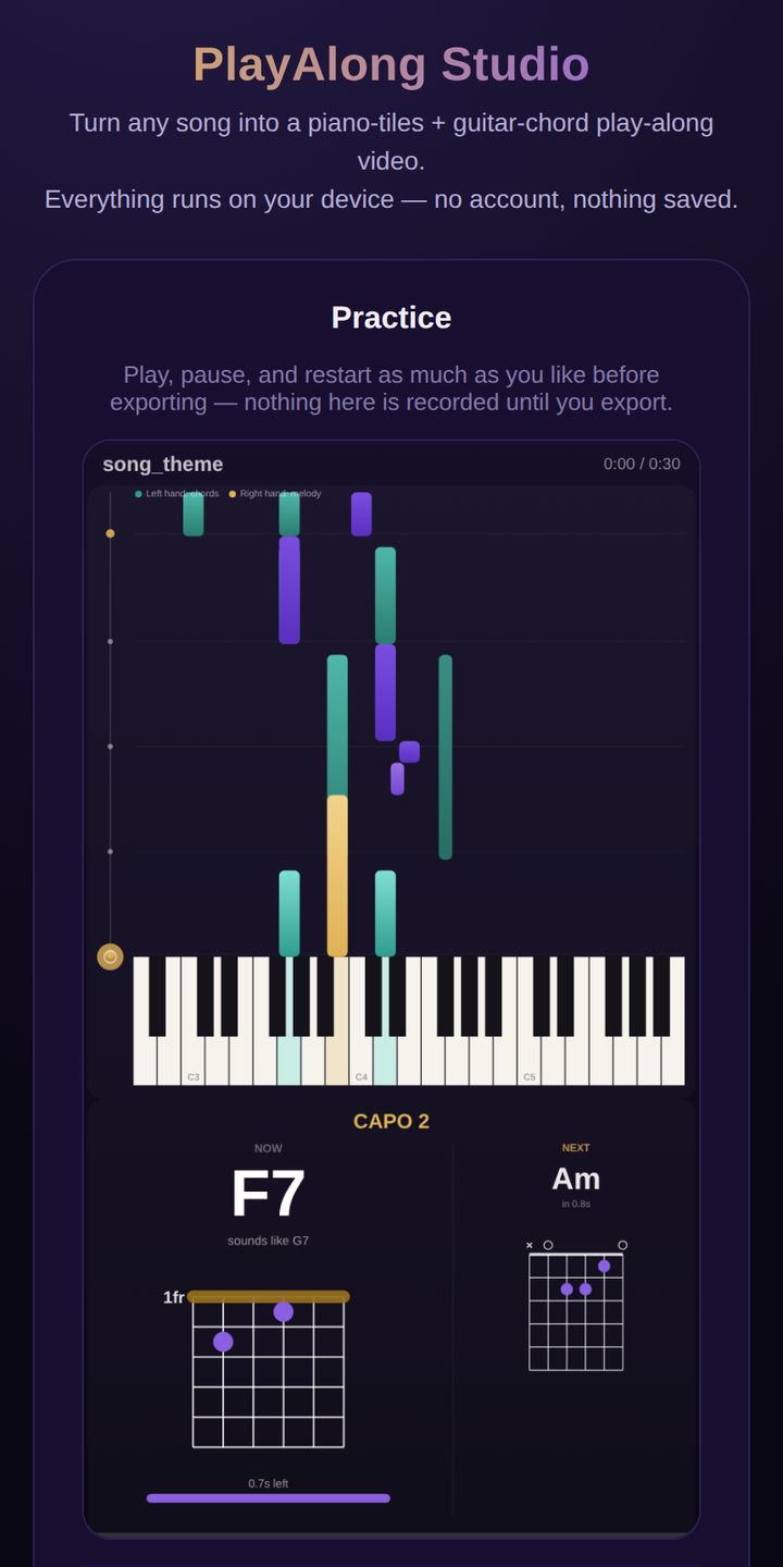 PlayAlong Studio screenshot 1